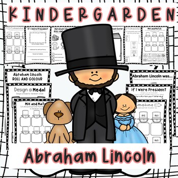 Preview of Abraham Lincoln Kindergarten Activities NO PREP