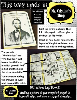 Preview of Abraham Lincoln Lap Book