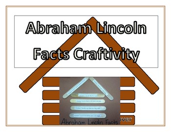 Preview of Abraham Lincoln Log Cabin Craftivity
