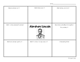 Abraham Lincoln Lotus Square - Graphic Organizer