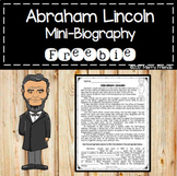Abraham Lincoln Mini-Biography Worksheet FREEBIE