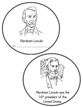 Preview of Abraham Lincoln Mini-Book