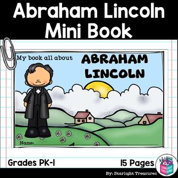 Preview of Abraham Lincoln Mini Book for Early Readers: Presidents' Day