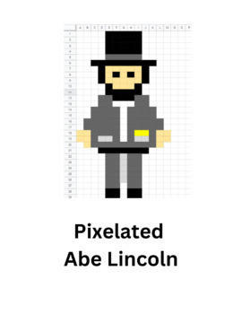 Preview of Abraham Lincoln Pixel Art