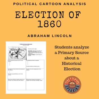 Preview of Abraham Lincoln Political Cartoon Analysis - Election of 1860