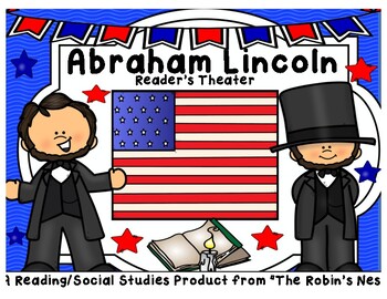 Preview of Abraham Lincoln Reader's Theater w/ GREAT vocabulary activities too!