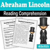 Abraham Lincoln Reading Comprehension - Presidents Day And