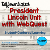 Abraham Lincoln Reading, Writing and History Unit with Web