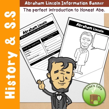 Preview of Abraham Lincoln Information Banner -- FREEBIE