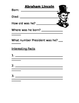 Preview of Abraham Lincoln Research Paper