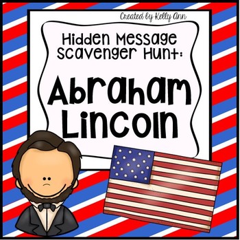 Preview of Abraham Lincoln Scavenger Hunt Activity, Presidents' Day