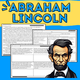 Abraham Lincoln: Social Studies Passages, Worksheets, & Re