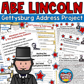 Preview of Abraham Lincoln : The Gettysburg Address Project