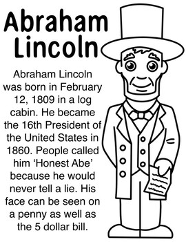 Preview of Abraham Lincoln Worksheet Bundle