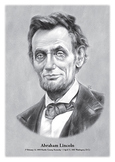 Abraham Lincoln - original illustration