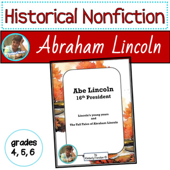 Preview of Abraham Lincoln's Tall Tales & Childhood Stories: Reading Comprehension