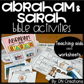 Preview of Abraham and Sarah Bible Activities l Bible Story l Abraham Bible Study