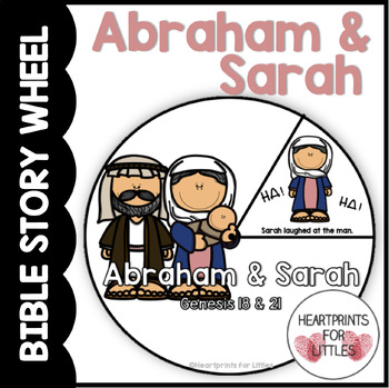 Abraham and Sarah Bible Story Wheel, Bible Craft by Heartprints for Littles