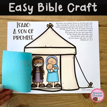 Preview of Abraham and Sarah with Isaac Bible Craft  | Sunday School