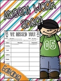Absent Work Form for Students