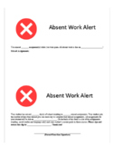 Absent Work Alert