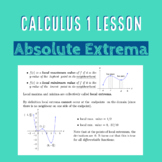 Absolute Extrema (Maxima & Minima) - Differential Calculus