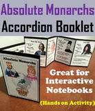 Absolute Monarchs Activity: Interactive Notebook Foldable 