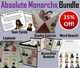 Absolute Monarchs Task Cards and Activities Bundle (Age of