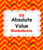 Absolute Value Worksheets