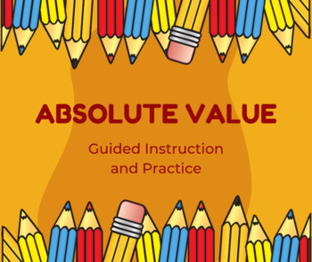 Preview of Introduction to Absolute Value 6th Grade Math