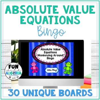 Preview of Absolute Value Equations Bingo