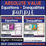 Absolute Value Equations and Inequalities Activity Bundle 