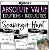 Absolute Value Equations and Inequalities - Algebra 1 Scav