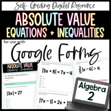 Absolute Value Equations and Inequalities - Algebra 2 Goog