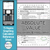 Absolute Value Equations | Inequalities | Functions | TI-N
