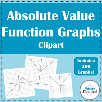 Preview of Absolute Value Graphs Clipart