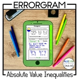 Absolute Value Inequalities Activity | Error Analysis