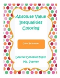 Absolute Value Inequalities Color By Number