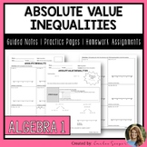Absolute Value Inequalities - Guided Notes | Practice Work