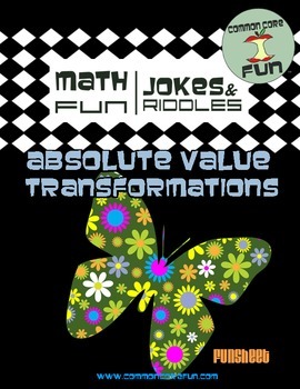 Preview of Absolute Value Transformations Fun Riddle