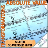Absolute Value Transformations Scavenger Hunt Activity