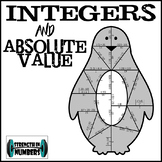 Absolute Value and Integers Penguin Puzzle for Display