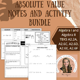 Absolute Values Notes, Activities, and Assessments (Growin