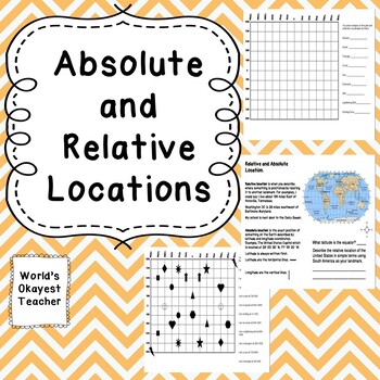 Absolute and Relative Location by World's Okayest Teacher | TpT