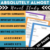 Absolutely Almost Novel Study Resource Guide