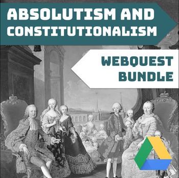 Preview of Absolutism and Constitutionalism Webquest Bundle