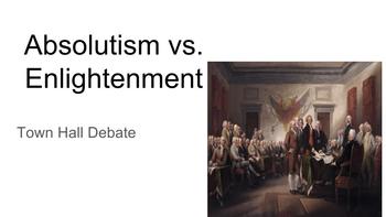 Preview of Absolutism vs. Enlightened Thinkers Town Hall debate
