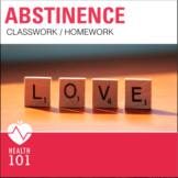 Abstinence Worksheets: Waiting for Sex Activities- Health 