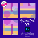 Abstract Animated GIF on Adobe Photoshop