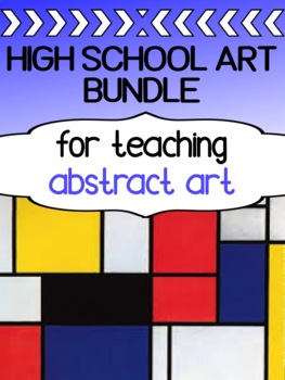 Abstract Art BUNDLE - lesson and 3 projects by Dream On Cue | TPT